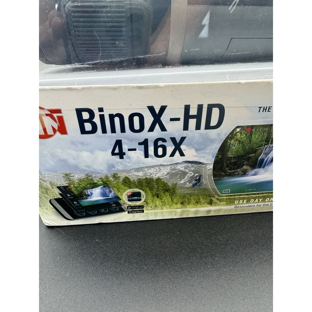 ATN BinoX-HD 4-16X Day Night Vision Binoculars HD Record Tested w/ Box Case